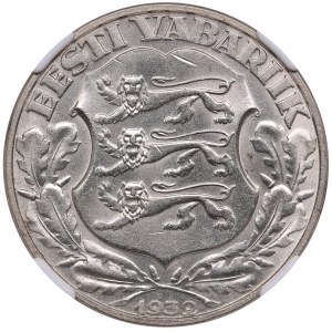 Estonie 2 Krooni 1932 - Université de Tartu - NGC MS 62