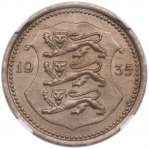 Estonia 20 Senti 1935 - NGC MS 63