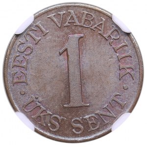 Estonie 1 Sent 1939 - NGC MS 64 BN
