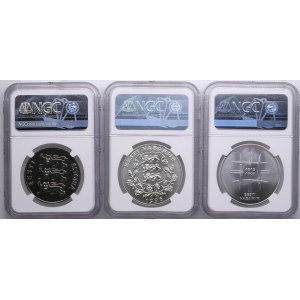 Estonia 100 Krooni 1992, 1996, 1998 (3)