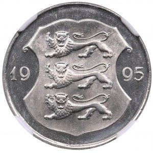 Estonie 1 Kroon 1995 M - NGC MS 66