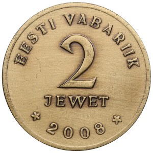 Estonia 2 Jewe 2008 - 70e anniversaire de l'octroi du droit de cité à Jõhvi