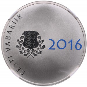 Estonie 10 Euros 2016 - NGC PF 70 ULTRA CAMEO