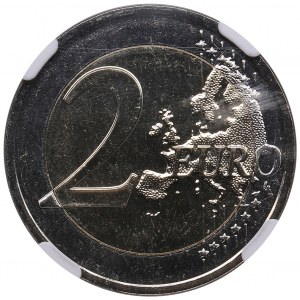 Lettonie (Monnaie de Vilnius) 2 Euros 2020 - Céramique Latgalienne - NGC MS 66 DPL