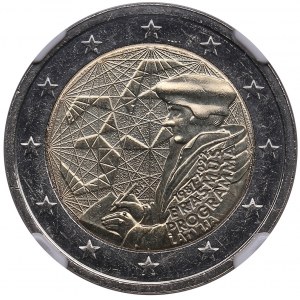 Latvia (Vilnius Mint) 2 Euros 2022 - Erasmus Programme - NGC MS 65