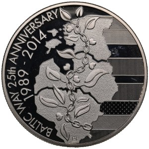 Niue Island 1 Dollar 2014 - Elizabeth II (1952-2022) - Baltic Way (Estonia, Latvia, Lithuania)