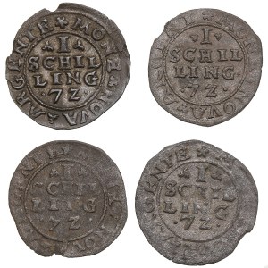 Duché de Livonie (Dahlen) 1 Schilling 1572 - Jan Chodkiewicz (1566-1578) (4)