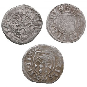 Monnaies de Livonie (3) : Archevêché de Riga (2), Ordre de Livonie (Wenden)