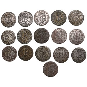 Livonie suédoise et ville de Riga BI Schilling / Solidus (16) - Karl XI (1660-1697)