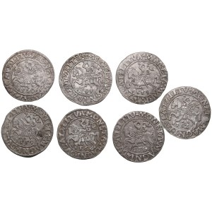 Lituanie, Grand-Duché (Vilnius) AR ½ Groat / Półgrosz - Sigismond II Auguste (1544-1572) (7)