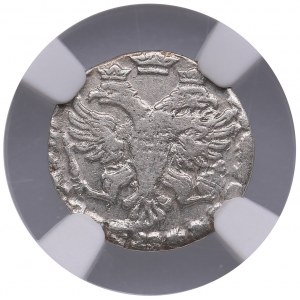 Russie Altyn (3 Kopecks) АѰД (1704) БК - Peter I (1682-1725) - NGC AU 58