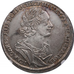 Russie Rouble 1724 - Pierre Ier le Grand (1682-1725) - NGC AU 58