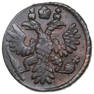 Russie Polushka (1/4 Kopeck) 1735 - Anna Ioannovna (1730-1740)