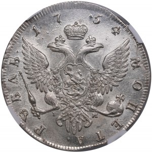 Russia Rouble 1754 СПБ-IM - Elizabeth (1741-1762) - NGC MS 61