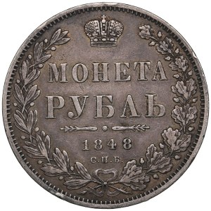 Russie Rouble 1848 СПБ-HI - Nicolas Ier (1825-1855)
