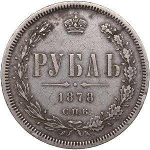 Russie Rouble 1878 СПБ-НФ - Alexandre II (1855-1881)