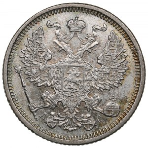Russie 20 Kopecks 1885 СПБ-АГ - Alexandre III (1881-1894)