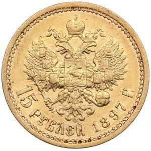 Russie 15 Roubles 1897 AГ - Nicolas II (1894-1917)