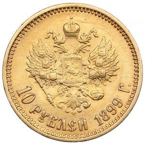 Russie 10 Roubles 1899 АГ - Nicolas II (1894-1917)
