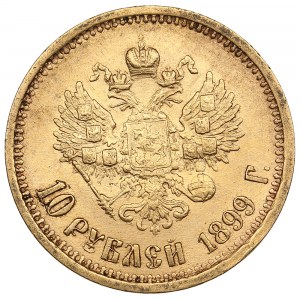 Russie 10 Roubles 1899 АГ - Nicolas II (1894-1917)
