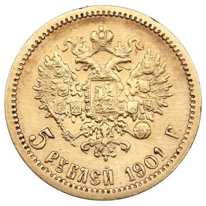 Russie 5 Roubles 1901 ФЗ - Nicolas II (1894-1917)