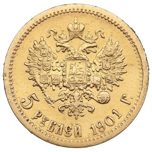 Russie 5 Roubles 1901 ФЗ - Nicolas II (1894-1917)