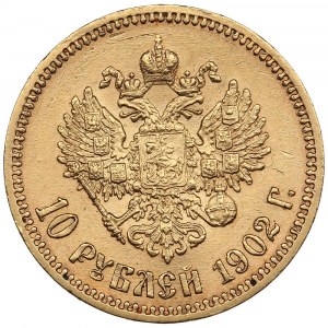 Russie 10 Roubles 1902 AP - Nicolas II (1894-1917)