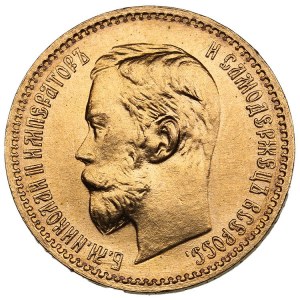 Russie 5 Roubles 1902 AP - Nicolas II (1894-1917)