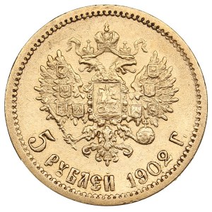 Russia 5 Roubles 1902 АР - Nicholas II (1894-1917)