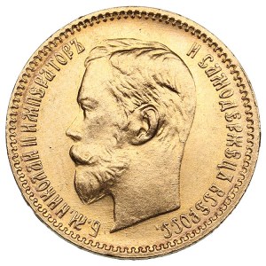 Russie 5 Roubles 1902 АР - Nicolas II (1894-1917)