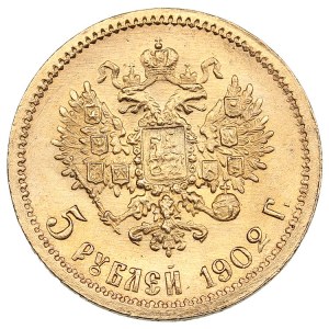 Russie 5 Roubles 1902 АР - Nicolas II (1894-1917)