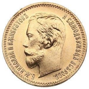 Russie 5 Roubles 1902 АР - Nicolas II (1894-1917)