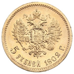Russie 5 Roubles 1902 АР - Nicolas II (1894-1917)