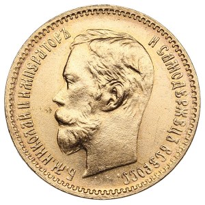 Russie 5 Roubles 1902 АР - Nicolas II (1894-1917)
