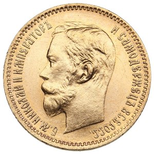 Russie 5 Roubles 1902 АР - Nicolas II (1894-1917)