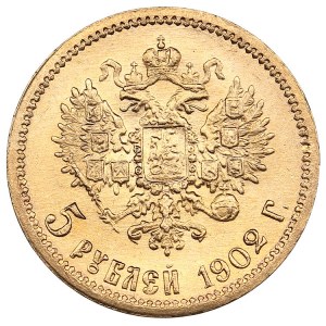 Russie 5 Roubles 1902 АР - Nicolas II (1894-1917)