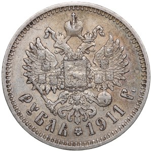 Russie Rouble 1911 ЭБ - Nicolas II (1894-1917)