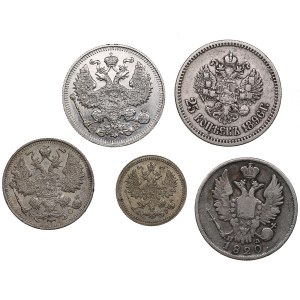 Petit groupe de pièces russes (5)