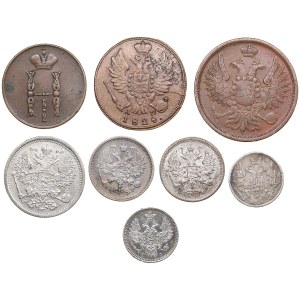 Petit groupe de pièces russes (8)