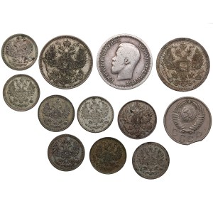 Groupe de pièces russes, URSS et Finlande (12)