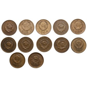 Group of Russian (USSR) 2 Kopecks (12)