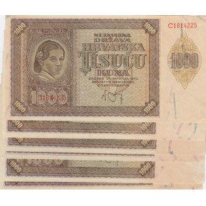 Croatie 1000 Kuna 1941 (8)