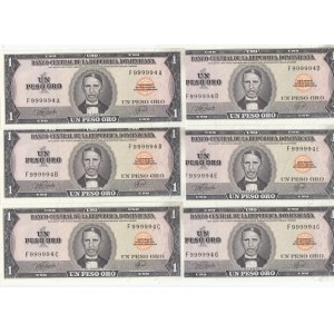 République dominicaine 1 Peso 1978 (6) Même numéro, suffixe différent
