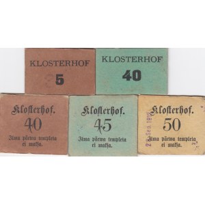 Estonie/Russie Klosterhof Mansion 35-50 (5), Notes locales.
