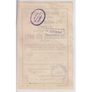 Estonie 25 Marka 1919 Dette de Saaremaa