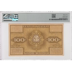 Estonie 100 Marka 1921 - PMG 35 Choice Very Fine