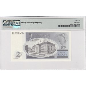 Estonie 2 Krooni 1992 - PMG 66 EPQ Gem Uncirculated