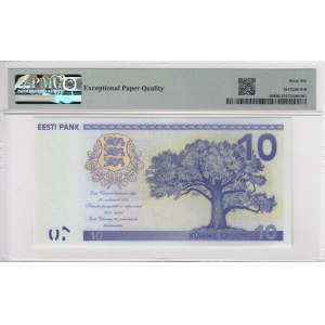 Estonia Commemorative 10 Krooni 2008 - PMG 66 EPQ Gem Uncirculated