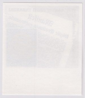 Estonia stamp 7.00 Krooni Manifest 1998 - Unperforated
