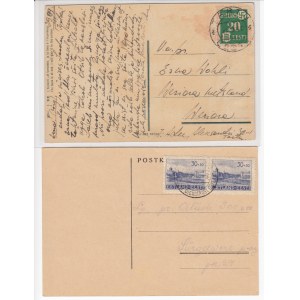 Postal history postcards - Estonia, German Occupation mail WWII (2)